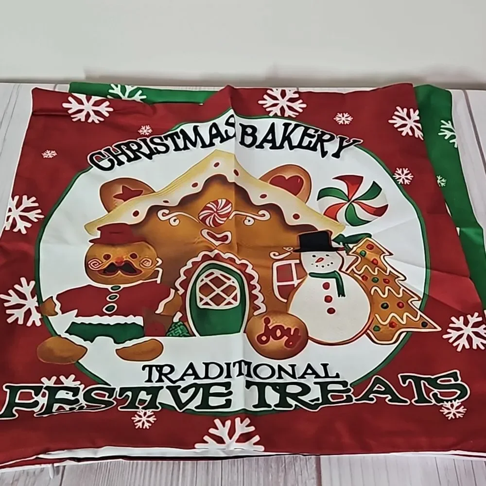 Gingerbread Throw Pillow Covers